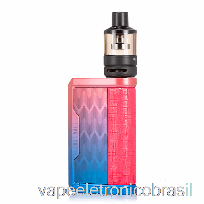 Vape Recarregável Perdido Vape Centaurus Q200 Starter Kit [podtank] Azul Royal Wave Coral